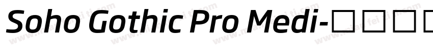 Soho Gothic Pro Medi字体转换